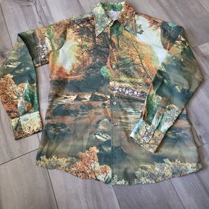 Disney/Kensington Vintage Men's Nature Print Shirt